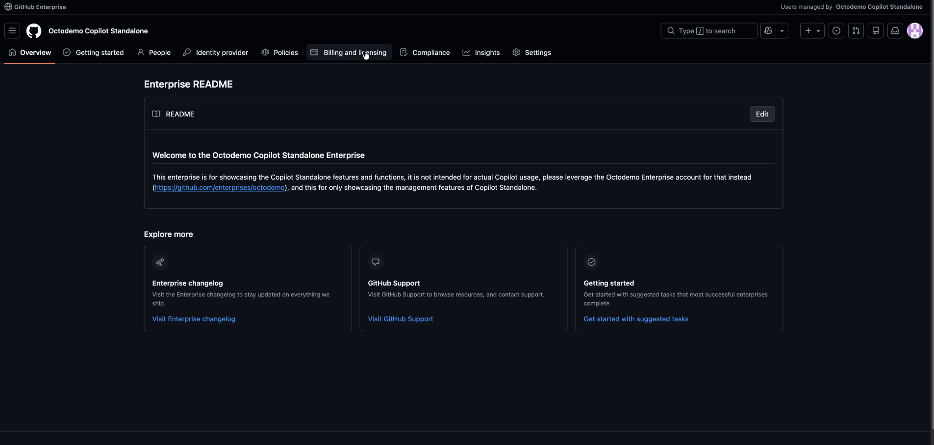 Setting the Universal User Budget in GitHub enterprise billing